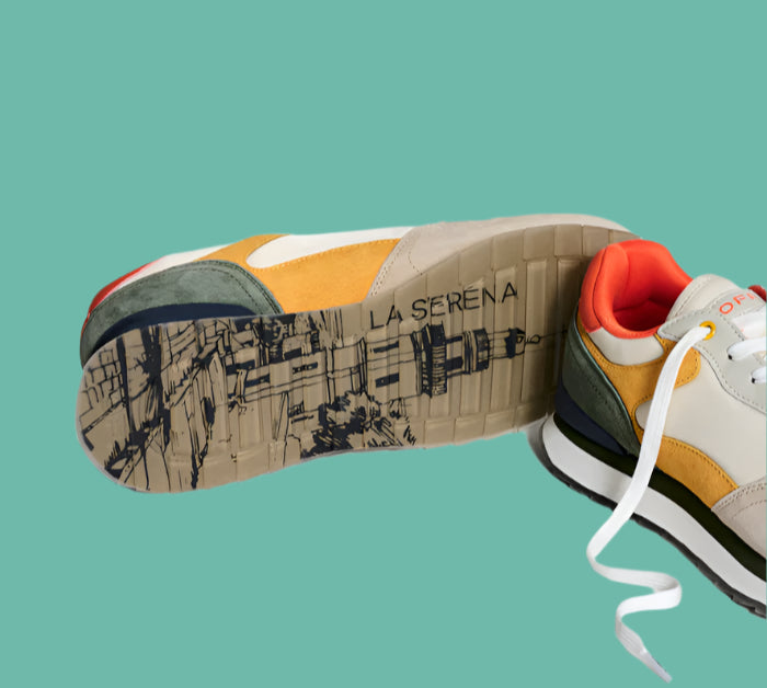 HOFF LA SERENA - Cream/Yellow/Orange/Blue