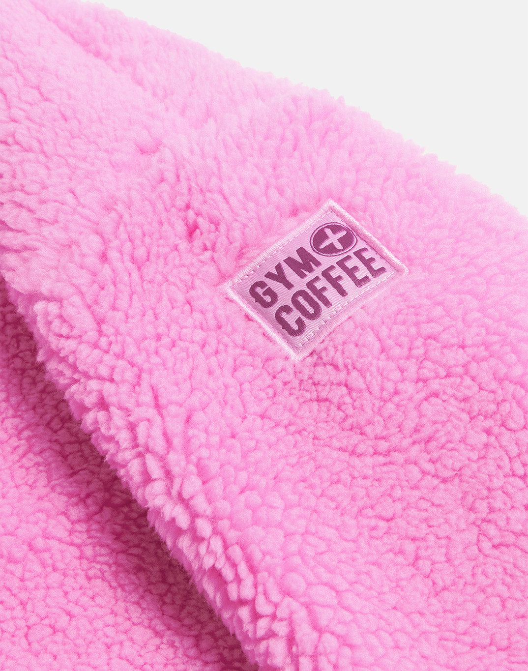 GYM+COFFEE FLEECE NEON PINK
