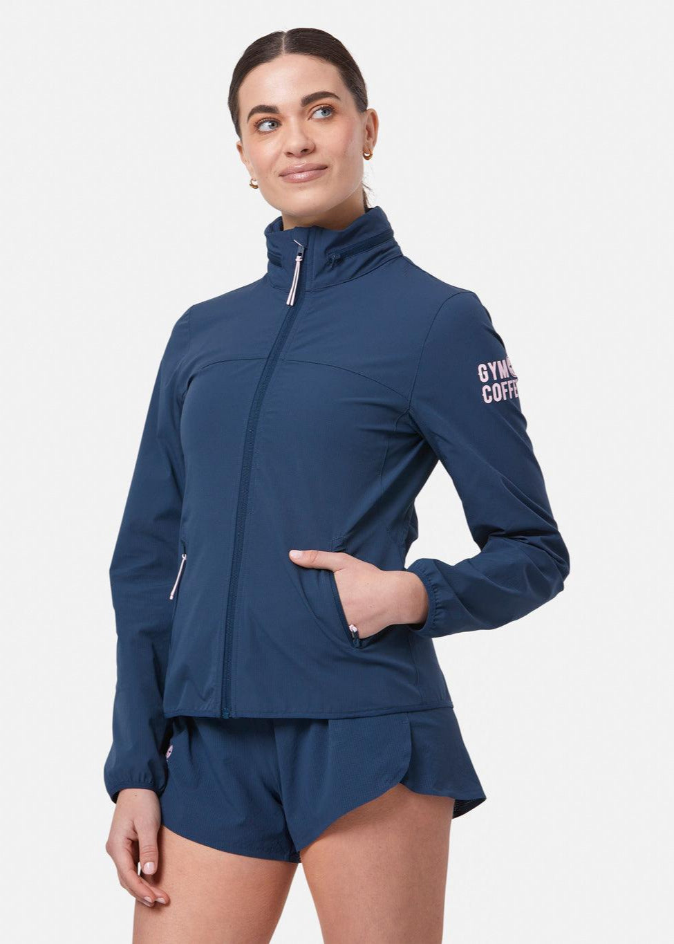 Gym + Coffee - Celero Jacket - Petrol Blue
