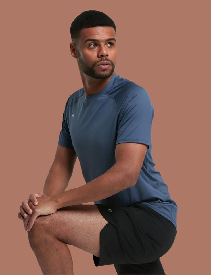 GYM+COFFEE -Thunder Blue T-Shirt