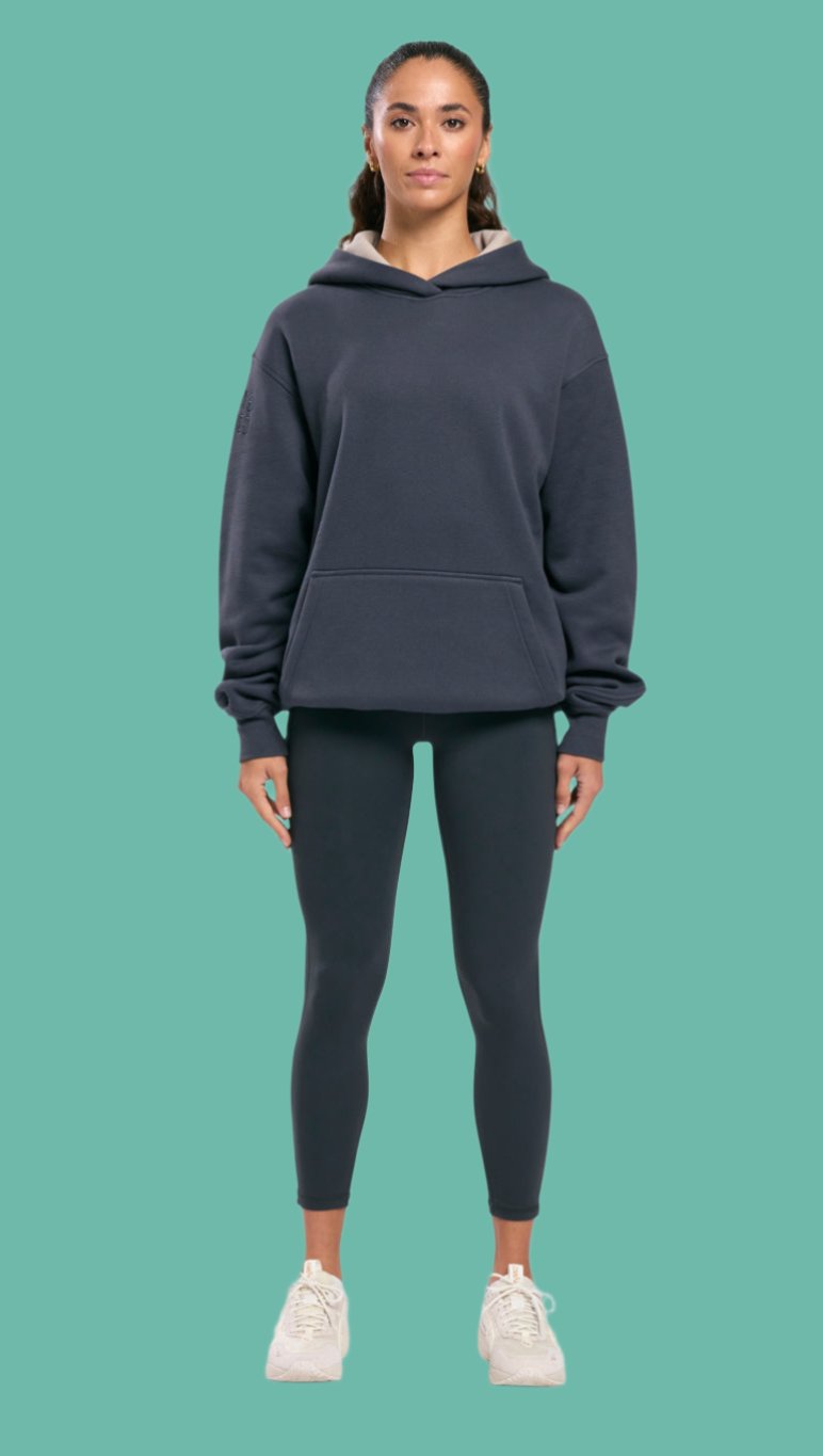 GYM + COFFEE - HOODIE - Midnight Grey