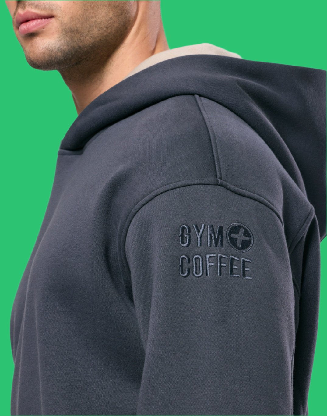 GYM + COFFEE - HOODIE - Midnight Grey