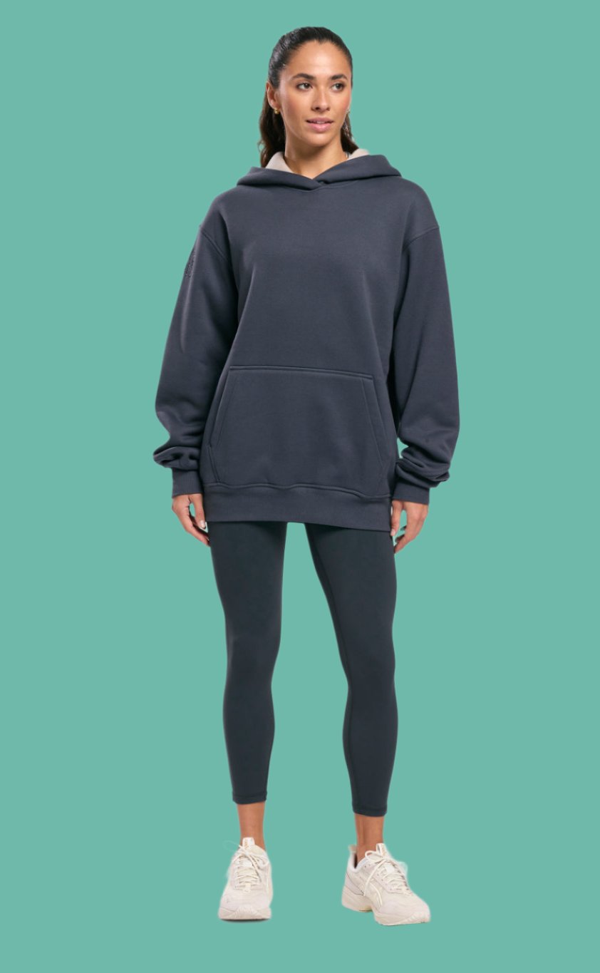 GYM + COFFEE - HOODIE - Midnight Grey