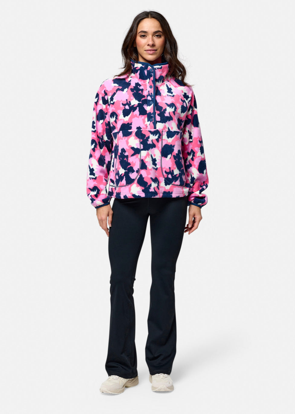 Gym + Coffee - Snap Polar Fleece - Pop Print
