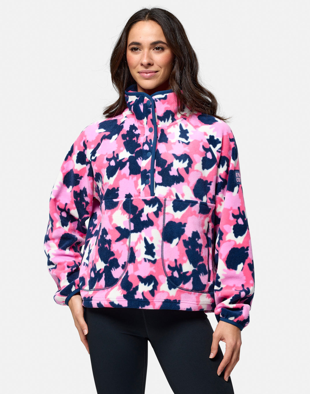 Gym + Coffee - Snap Polar Fleece - Pop Print