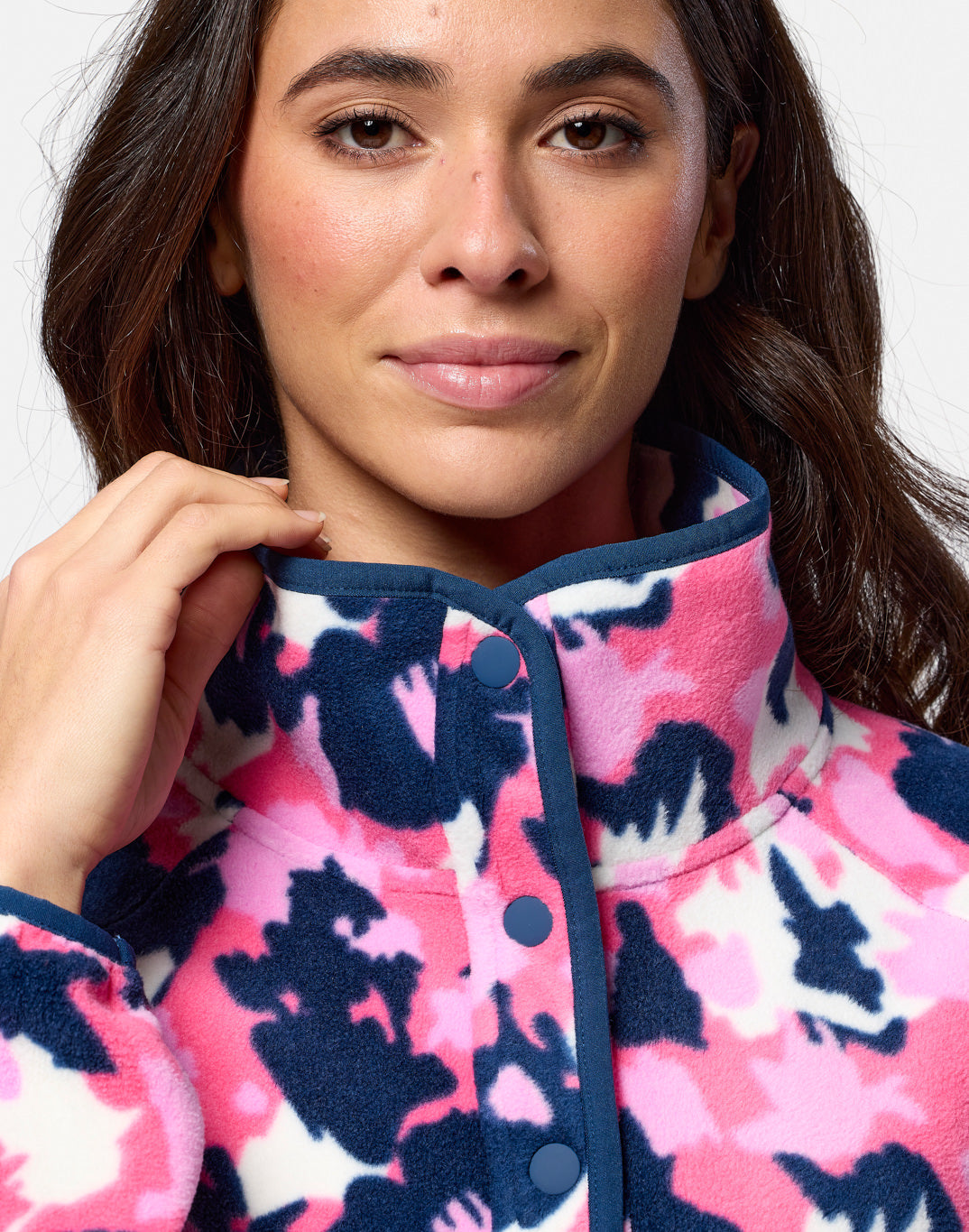 Gym + Coffee - Snap Polar Fleece - Pop Print