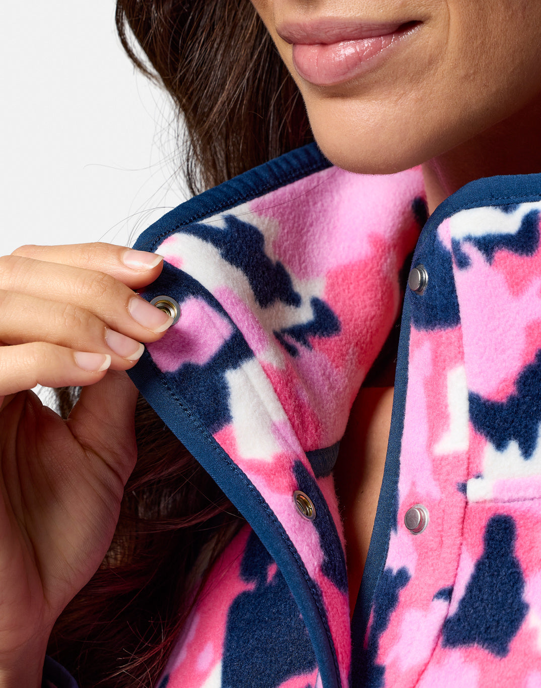 Gym + Coffee - Snap Polar Fleece - Pop Print