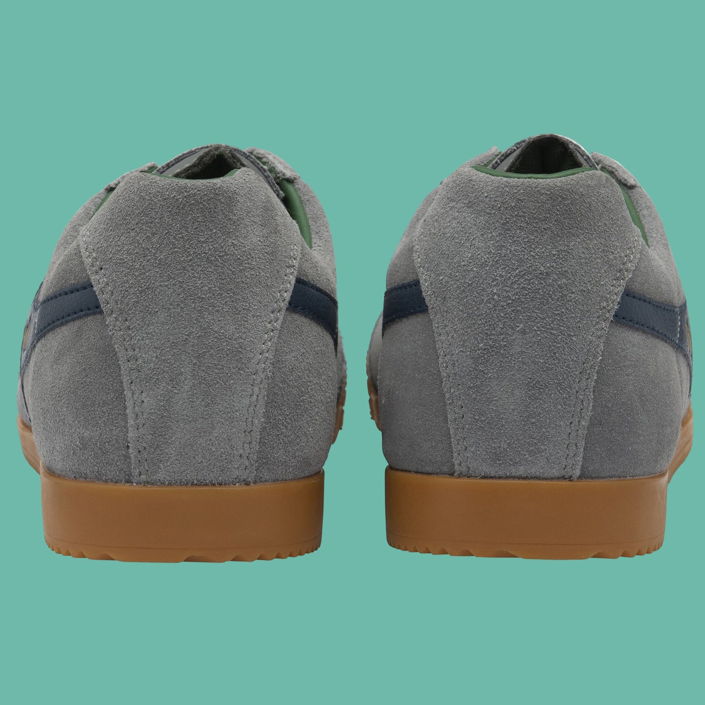 GOLA HARRIER SUEDE - Ash Grey/Navy