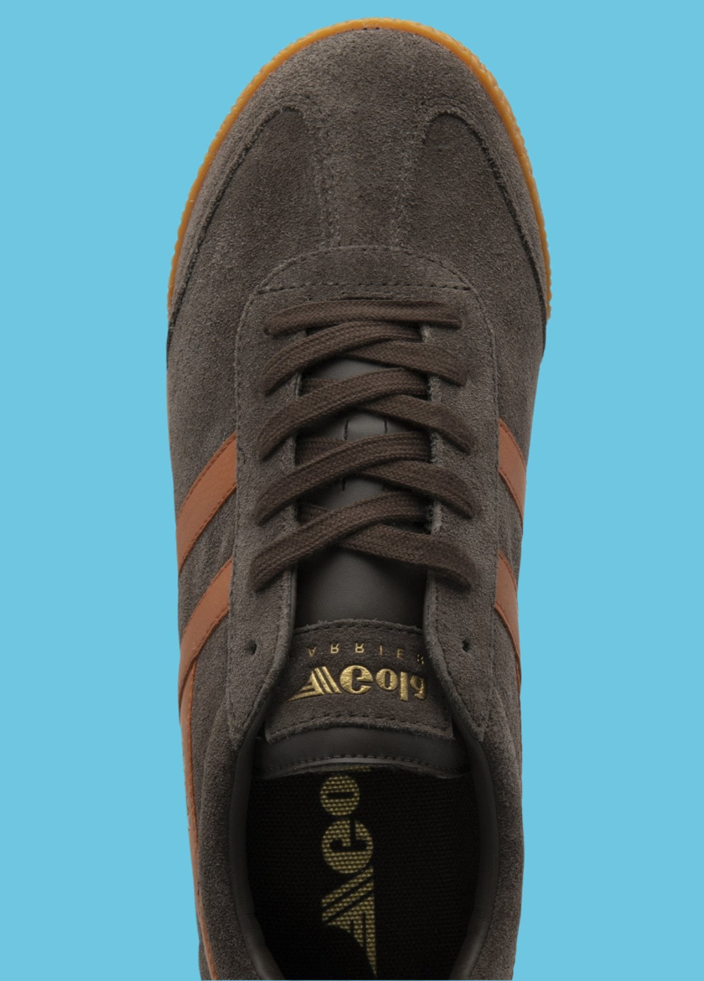 GOLA - Harrier - Dark Brown/Orange