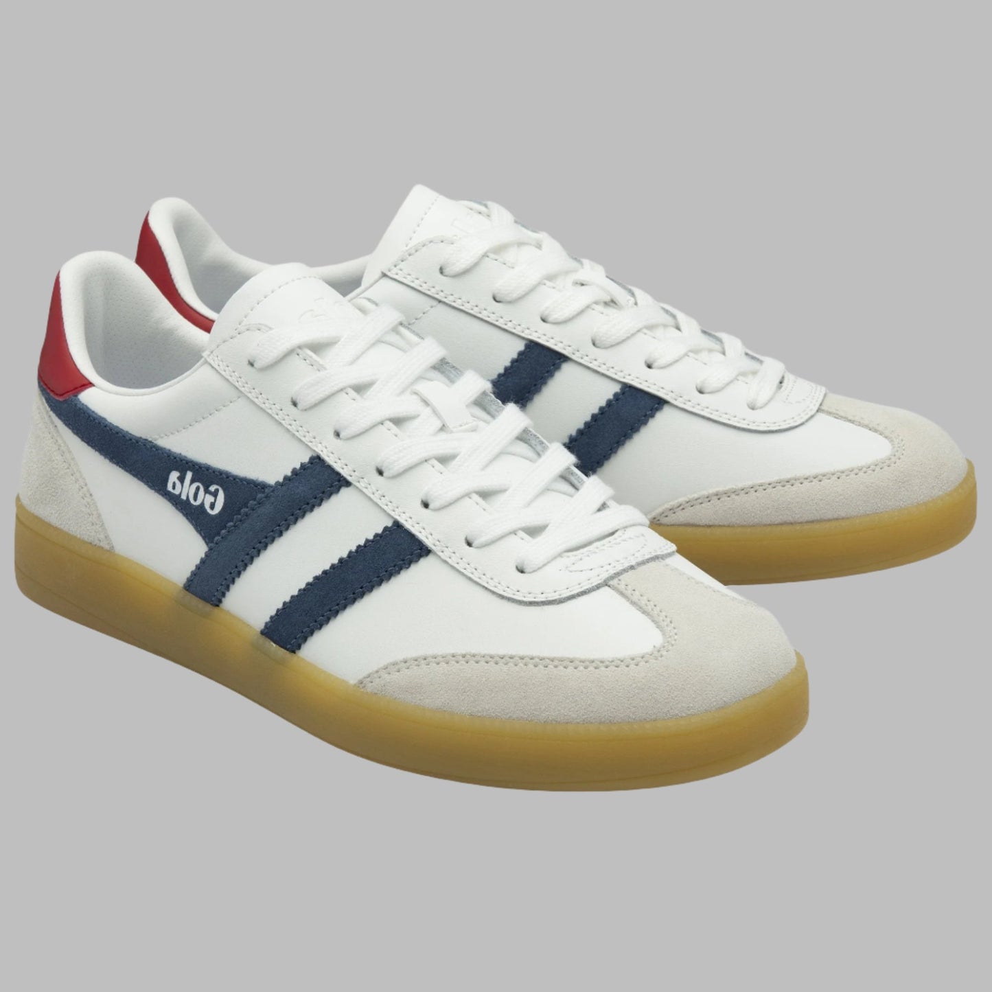 GOLA - VIPER- Leather White/Moonlight/Red/Gum