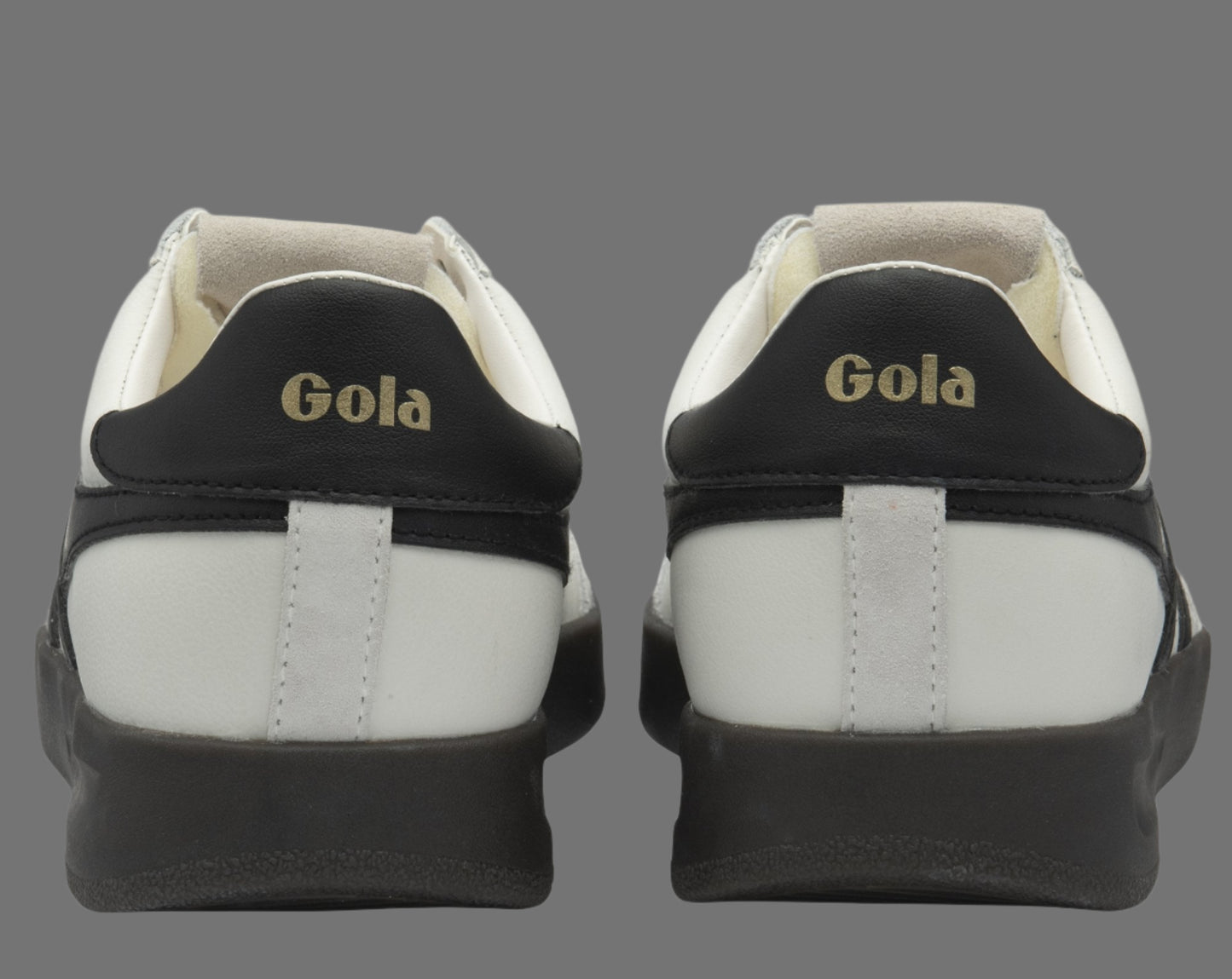 GOLA CYCLONE LEATHER - White, Black, Black Gum