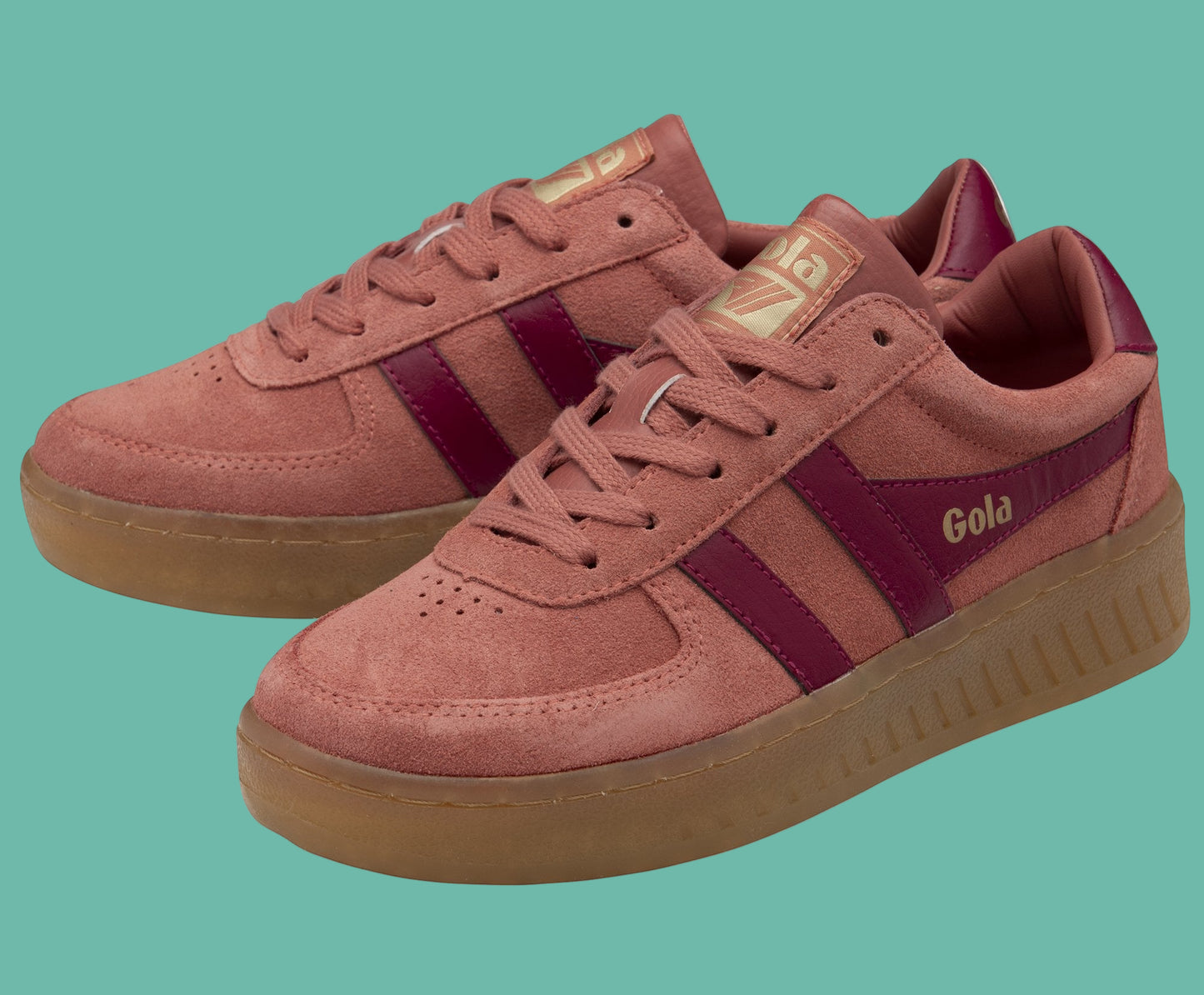 GOLA GRANDSLAM SUEDE - Clay/Cerise/Gum