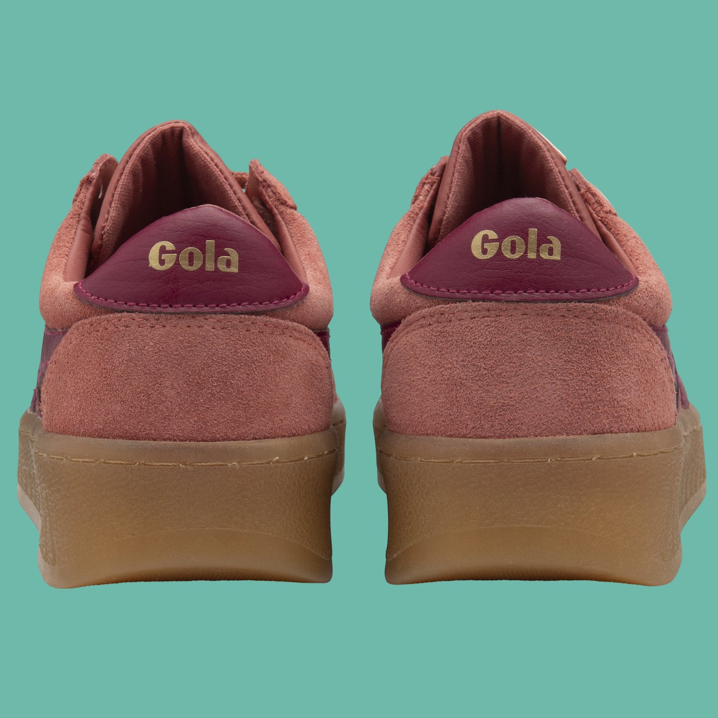 GOLA GRANDSLAM SUEDE - Clay/Cerise/Gum