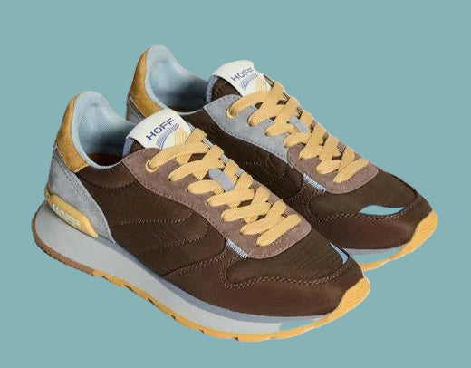 HOFF TRACK & FIELD- Brown/Yellow