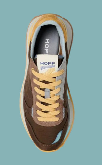 HOFF TRACK & FIELD- Brown/Yellow