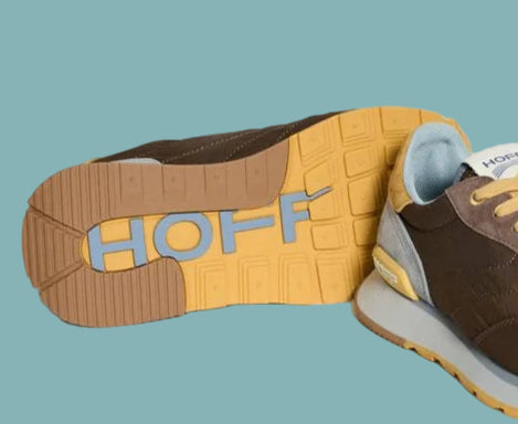 HOFF TRACK & FIELD- Brown/Yellow