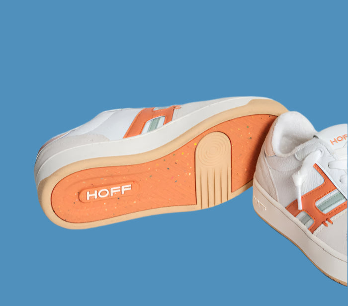 HOFF KORAI SQUARE - White/Orange/Cream