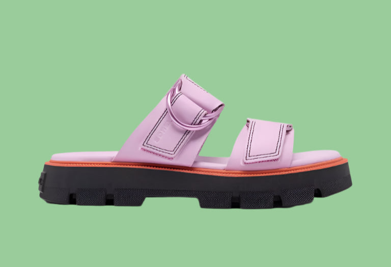 SOREL REIN CB SLIDE SANDAL - Pink/Black