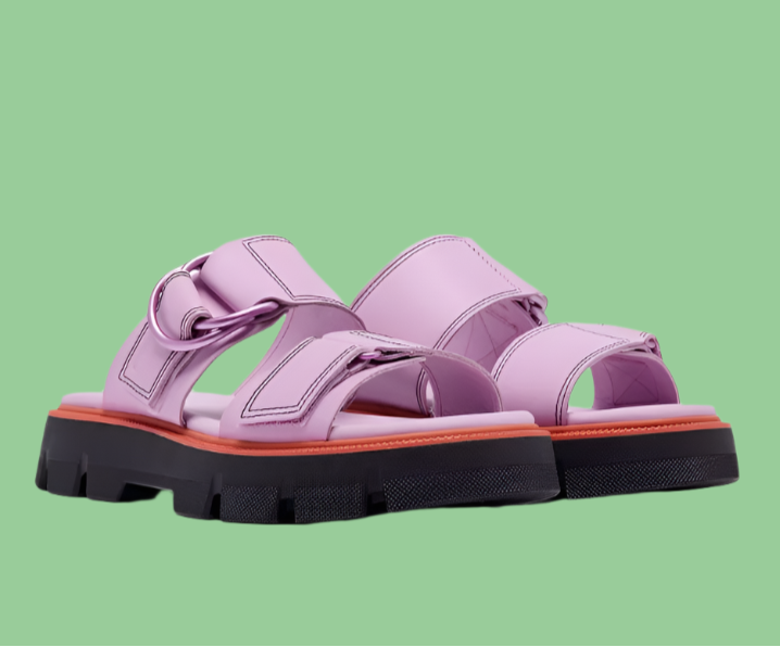 SOREL REIN CB SLIDE SANDAL - Pink/Black