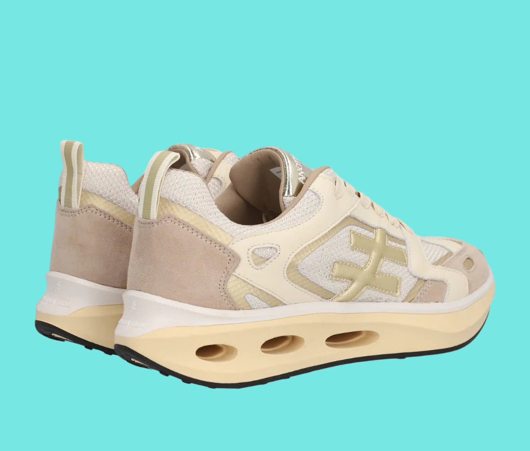 ANOTHER TREND - ATX TRAINER - PLATINO - Cream/Gold