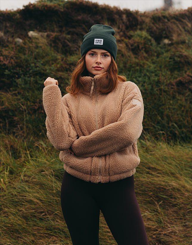 GYM+COFFEE INDUSTRY FLEECE - Sandstone