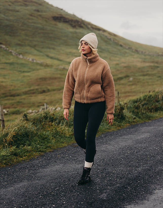 GYM+COFFEE INDUSTRY FLEECE - Sandstone