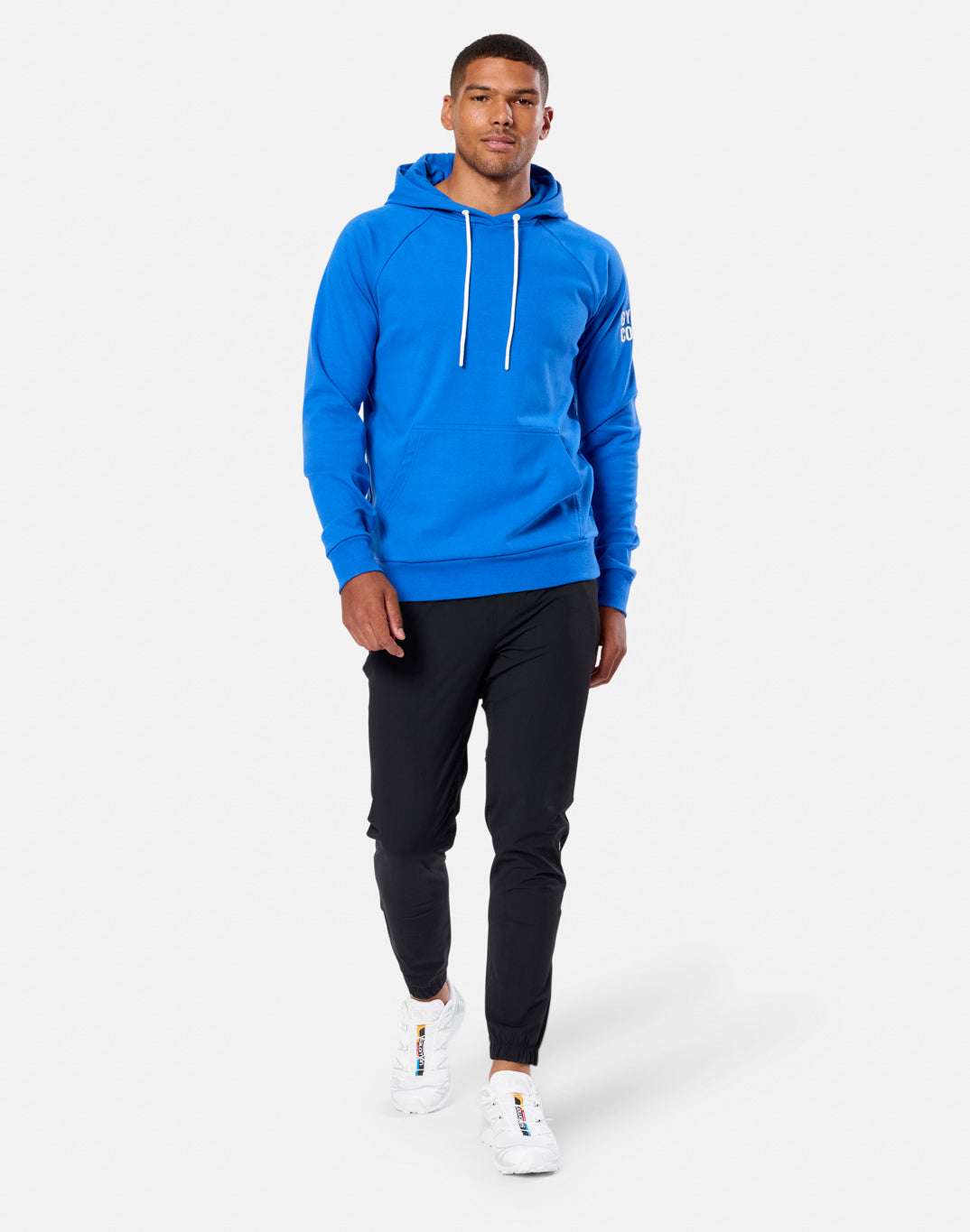 GYM+COFFEE CHILL HOODIE - Azure Blue
