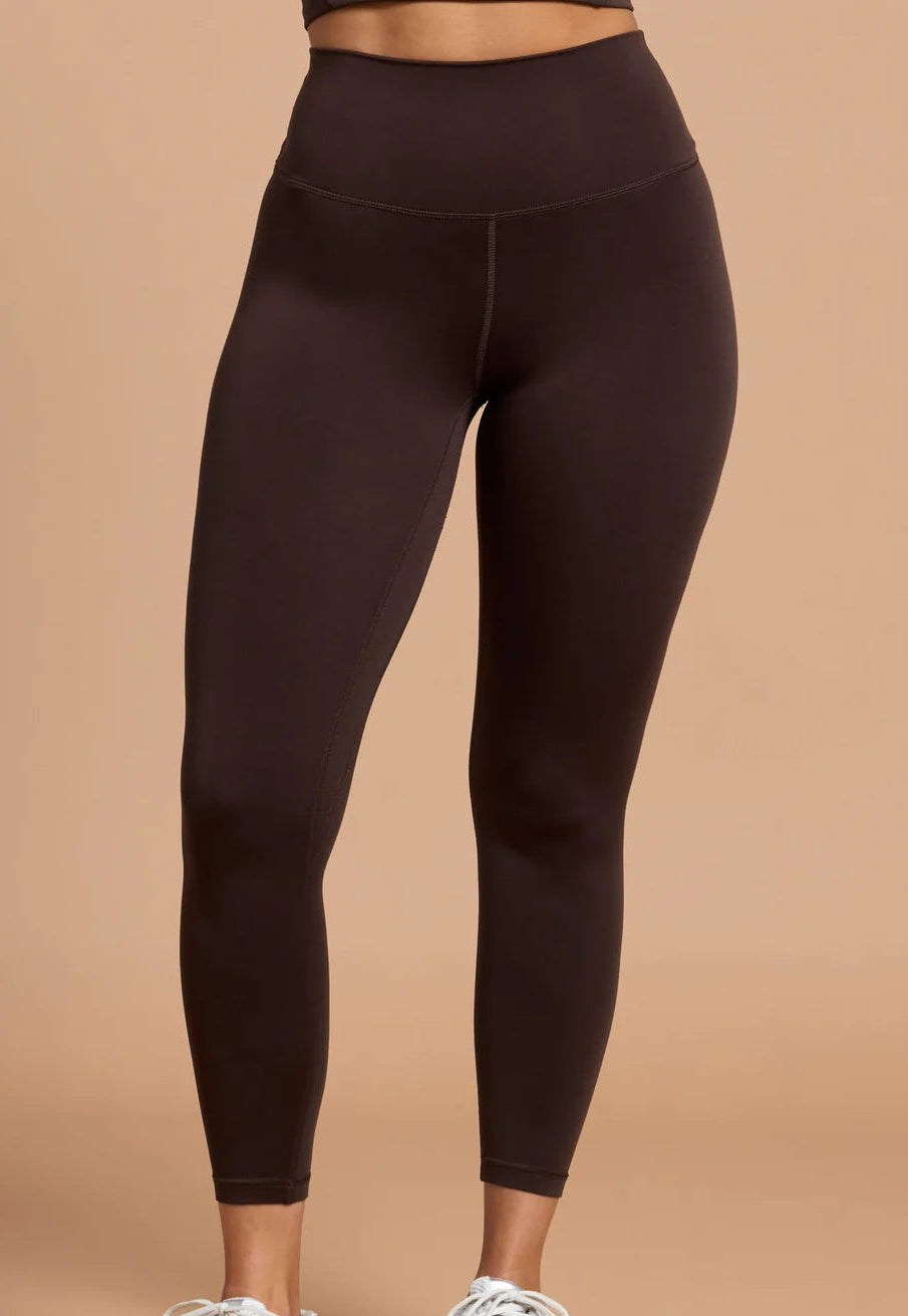 GYM+COFFEE Day Kind 7/8 Legging - Mocha Bean