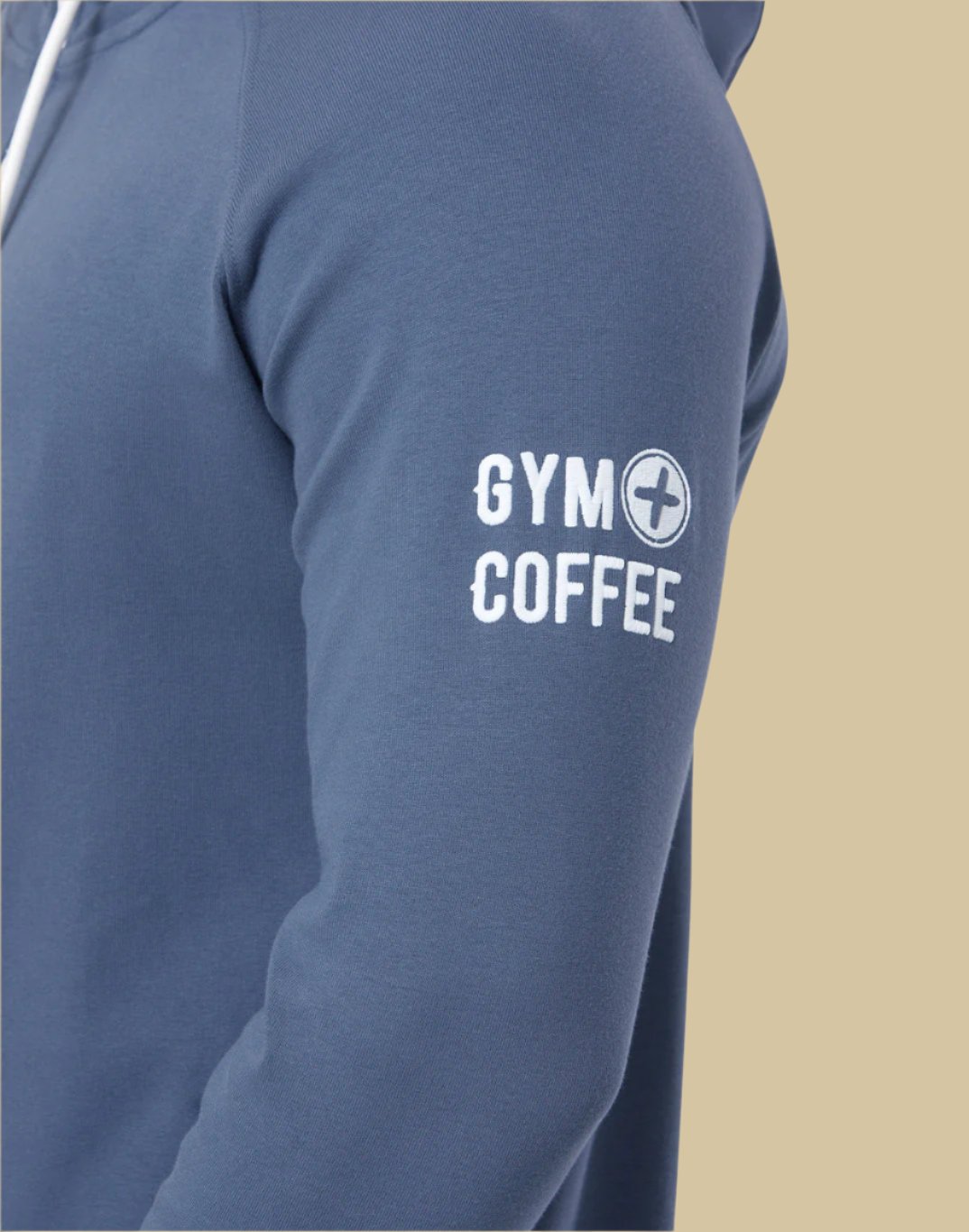 GYM+COFFEE - Chill Zip Hoodie - Thunder Blue