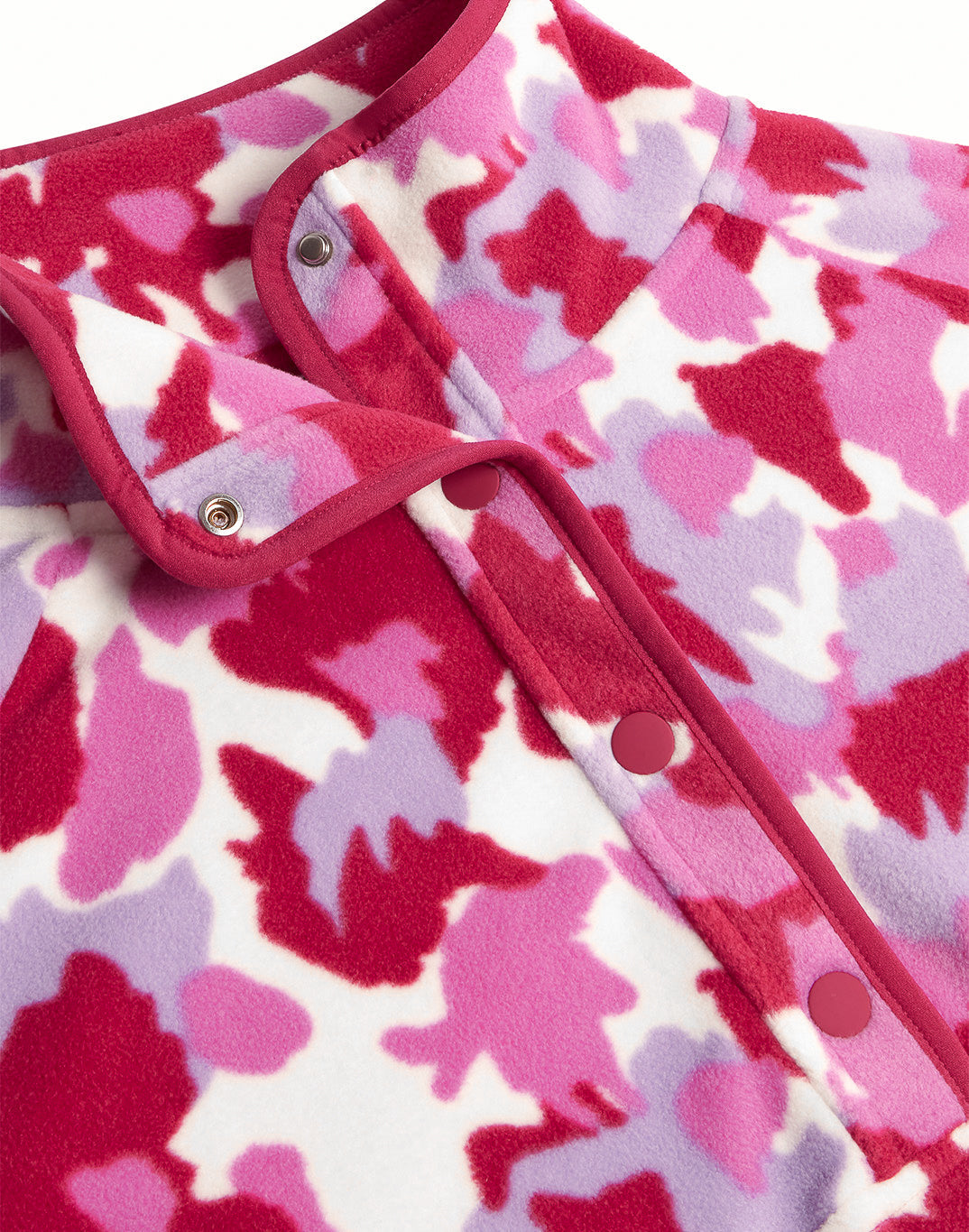 GYM+COFFEE SNAP COLLAR - Red/Pink/Purple CAMO