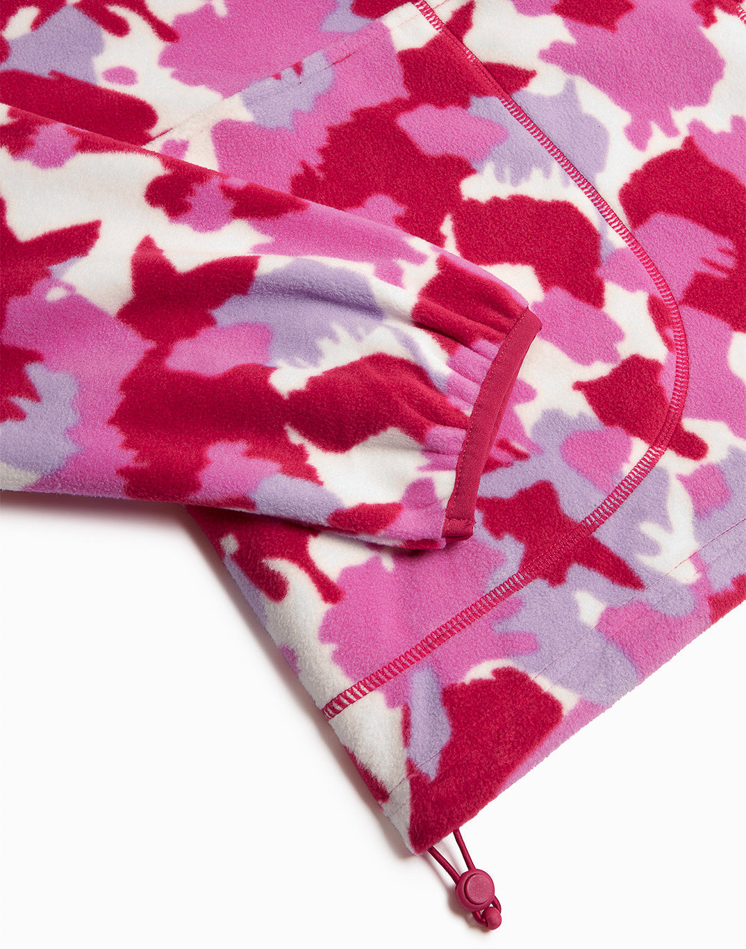 GYM+COFFEE SNAP COLLAR - Red/Pink/Purple CAMO