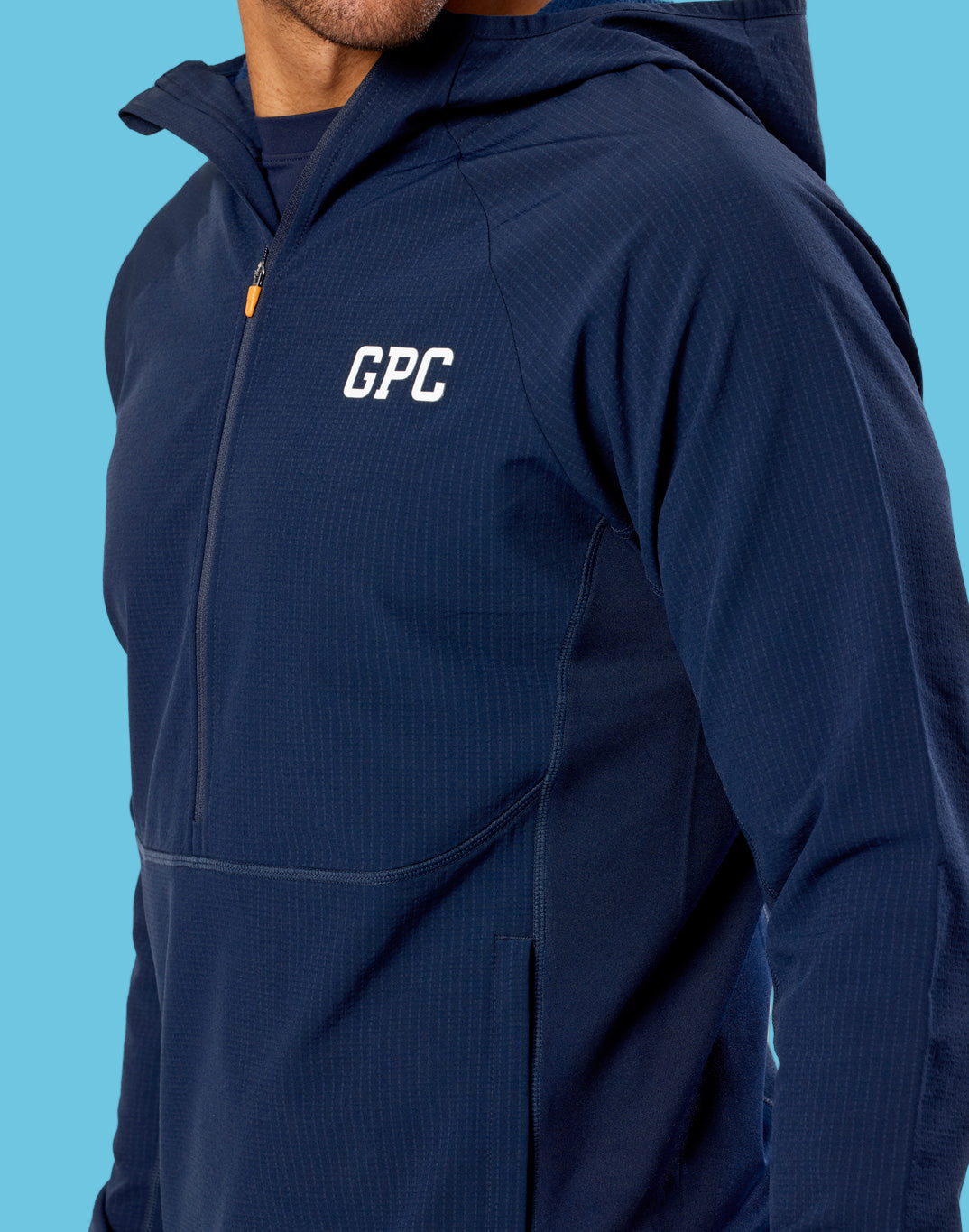 GYM+COFFEE TWILIGHT NAVY MIDLAYER - Half Zip