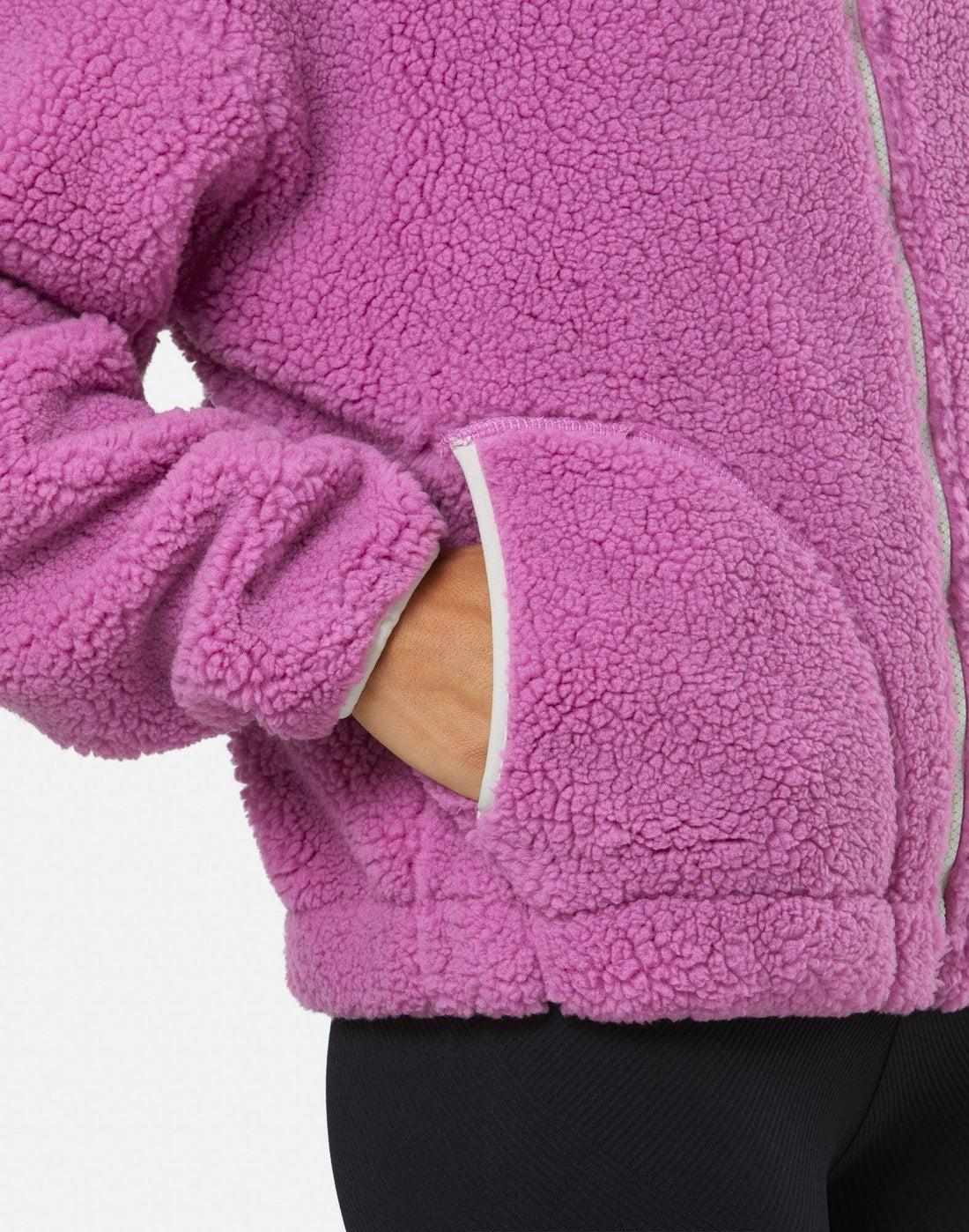 GYM+COFFEE INDUSTRY FLEECE JACKET - Crisp Pink