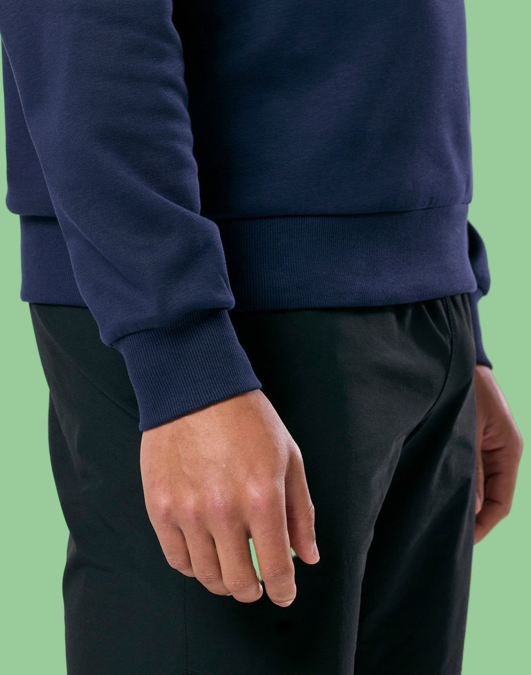 GYM+COFFEE CLUBHOUSE HOODIE- Twilight Navy - 1/4 Zip