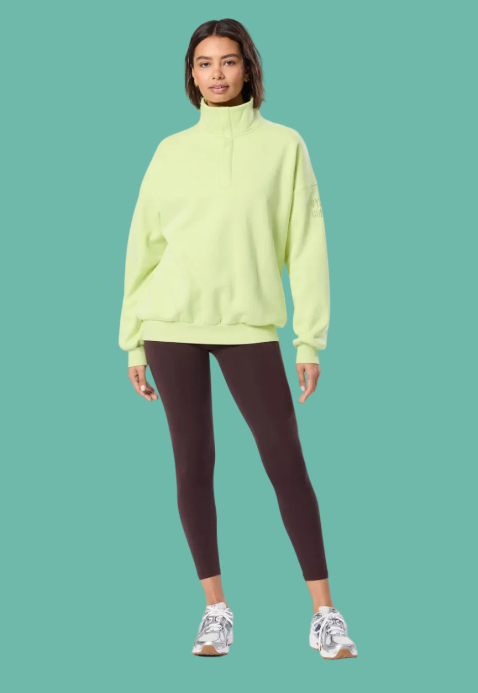 GYM+COFFEE SNAP COLLAR - Lime/Yellow