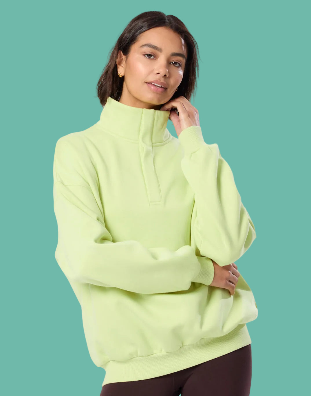 GYM+COFFEE SNAP COLLAR - Lime/Yellow