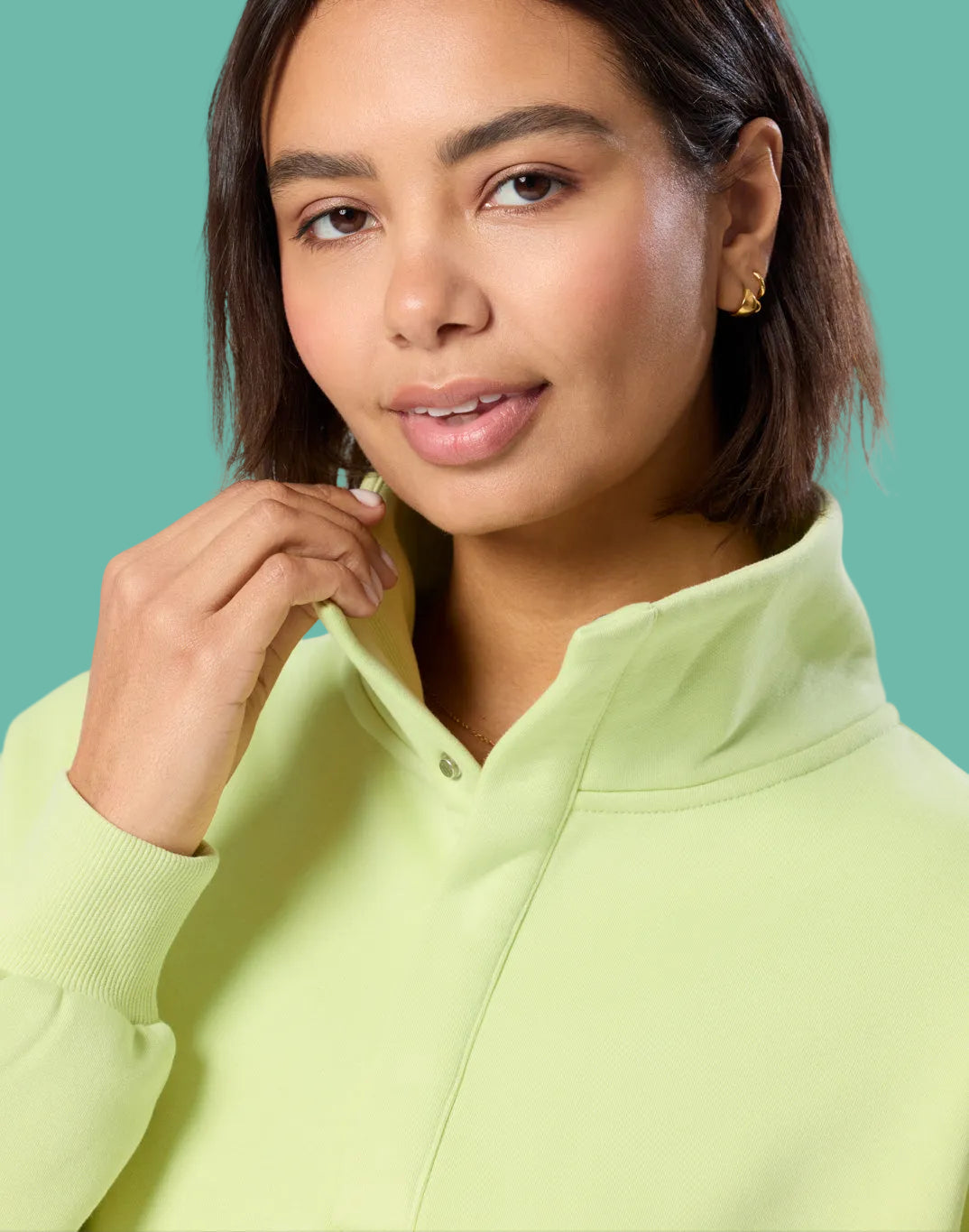 GYM+COFFEE SNAP COLLAR - Lime/Yellow