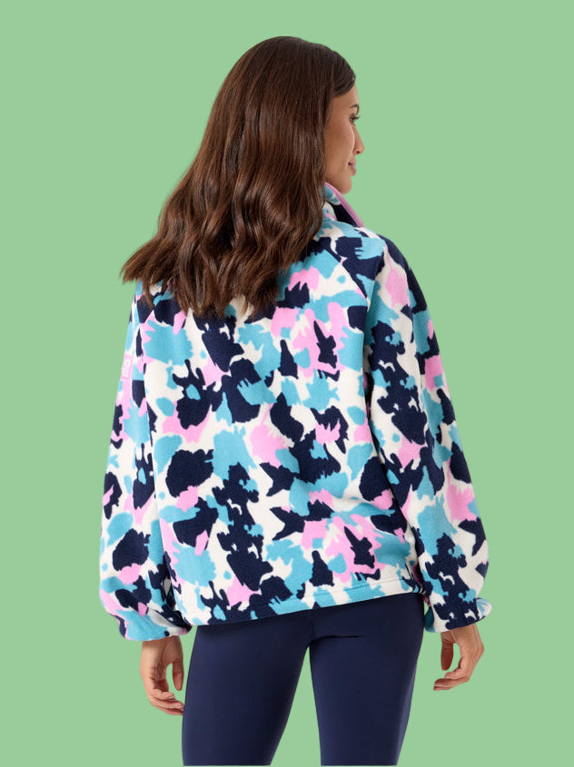 GYM+COFFEE Snap Polar Fleece - Light POP