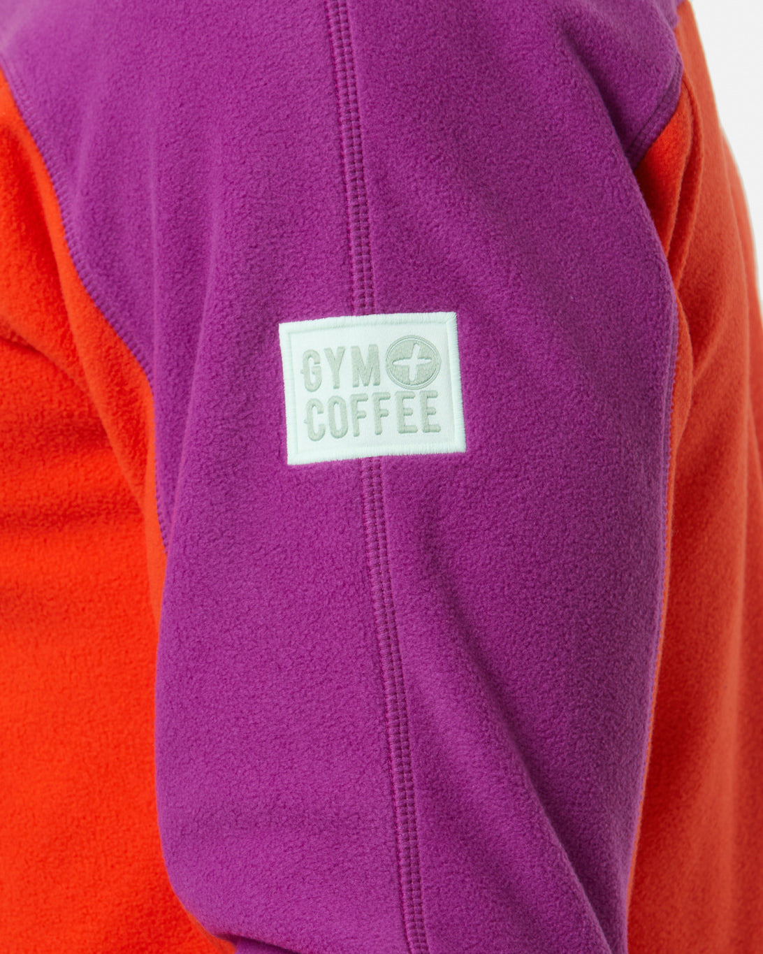 GYM+COFFEE - Half Zip Fleece - Very Berry