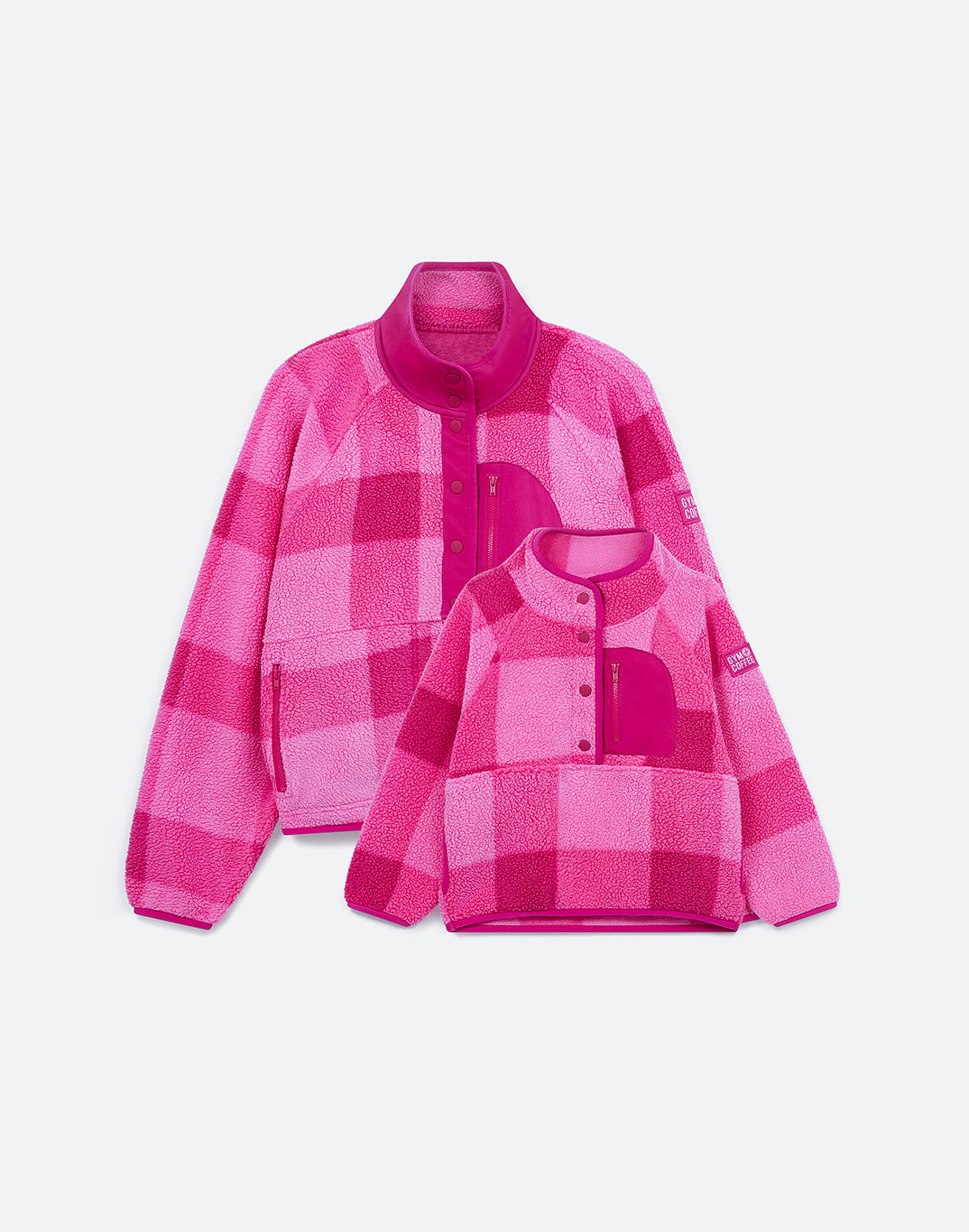 GYM+COFFEE HORIZON LAYER GINGHAM PRINT