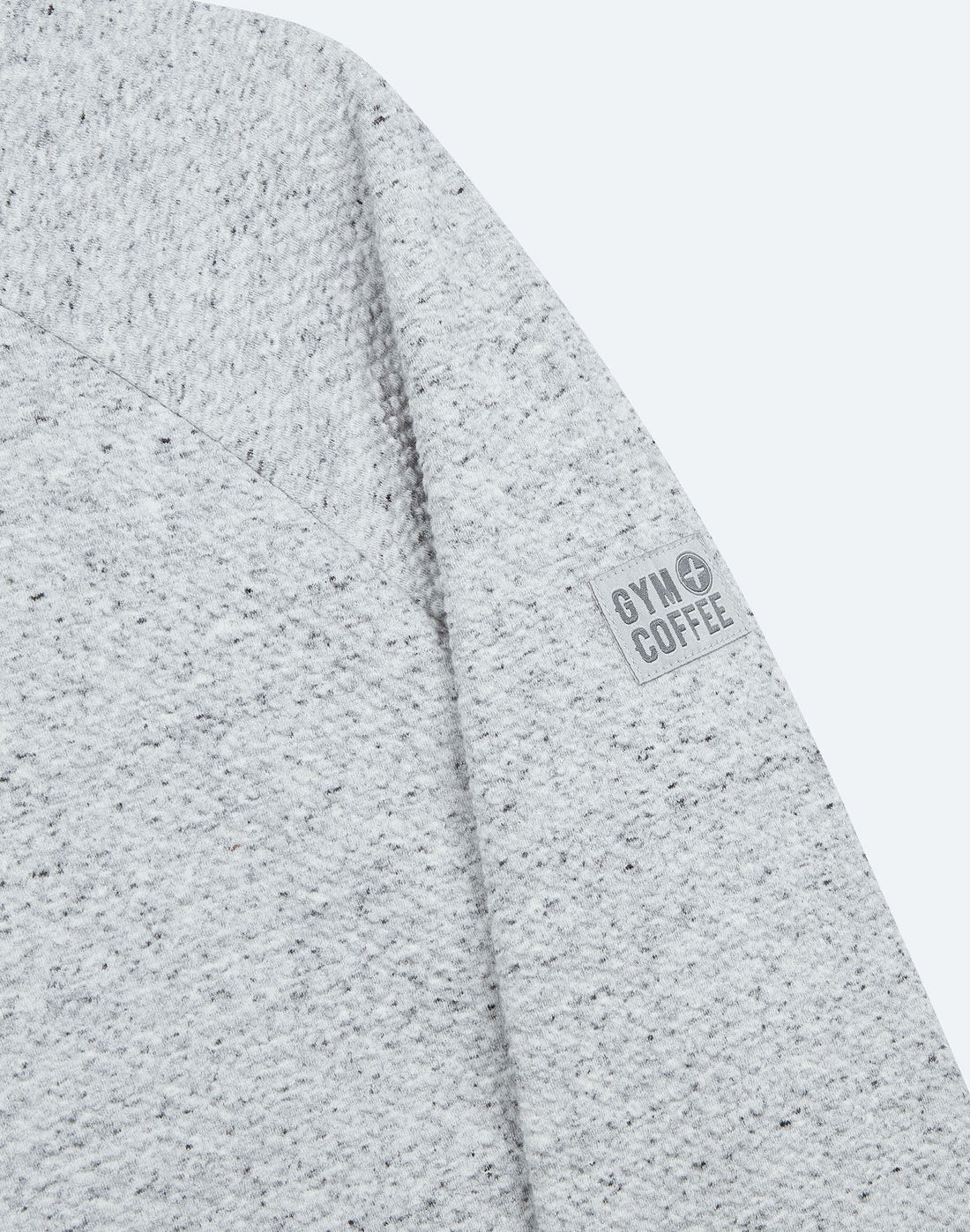GYM+COFFEE TEXTURED JUMPER - GREY