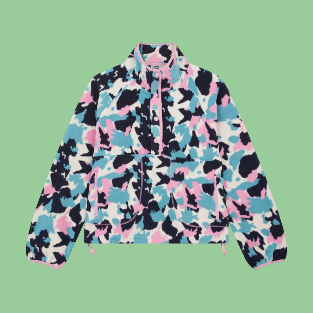 GYM+COFFEE Snap Polar Fleece - Light POP