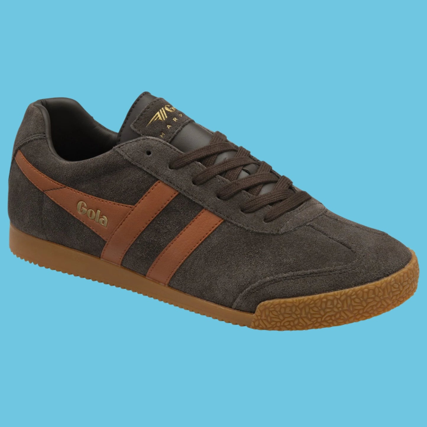 GOLA - Harrier - Dark Brown/Orange