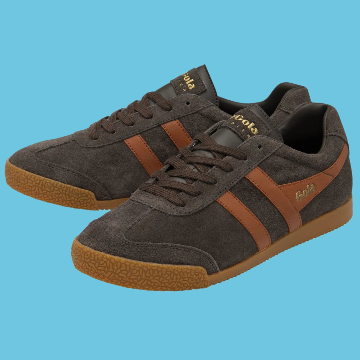 GOLA - Harrier - Dark Brown/Orange