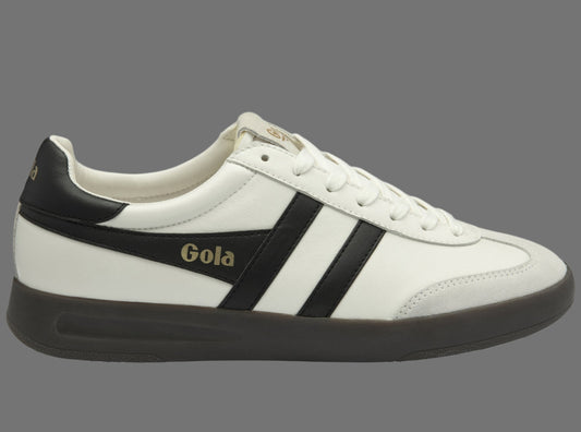 GOLA CYCLONE LEATHER - White, Black, Black Gum