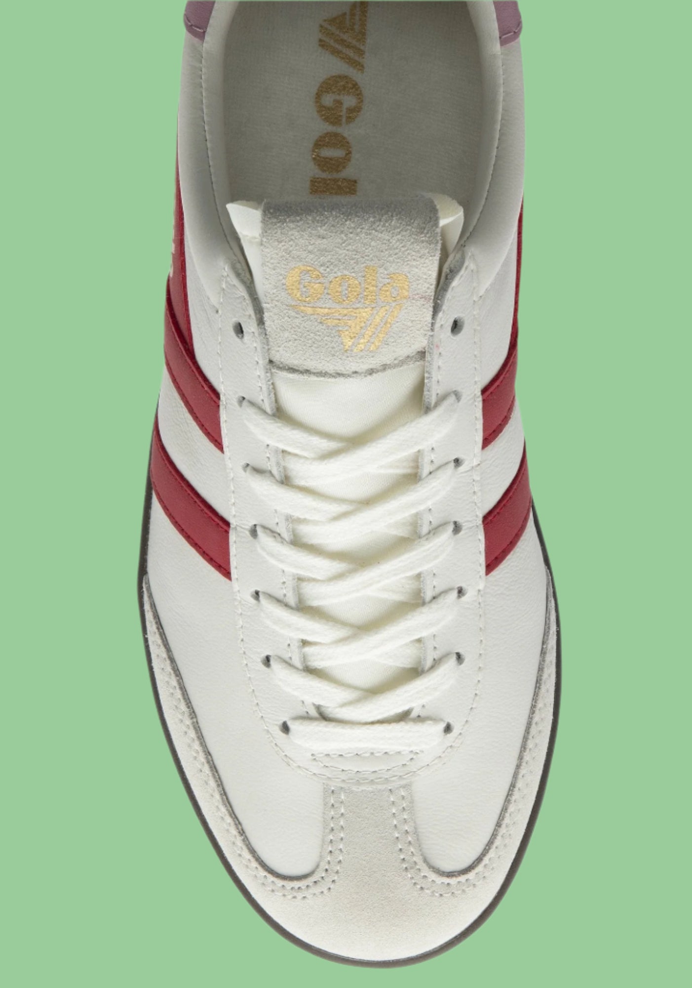 GOLA CYCLONE LEATHER - White, Candy Pink, Red, Black Gum