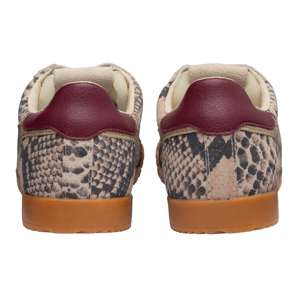 GOLA ELAN SAFARI - SNAKE/DARK BROWN/GOLD/CERISE