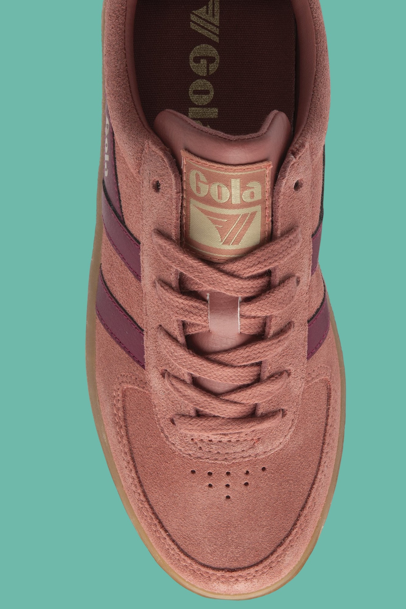 GOLA GRANDSLAM SUEDE - Clay/Cerise/Gum