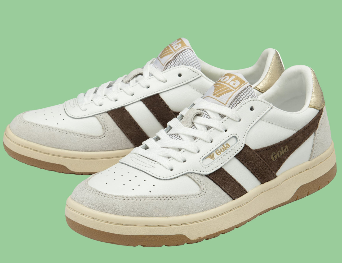 GOLA HAWK - Off White/Brown
