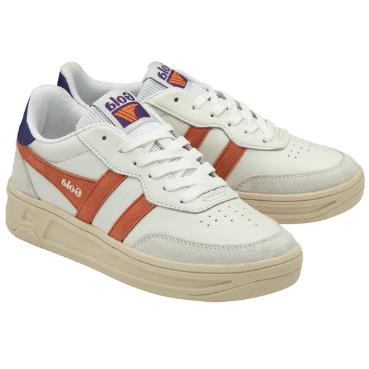 Gola - Topspin -Off White/Hot Coral/Royal Purple